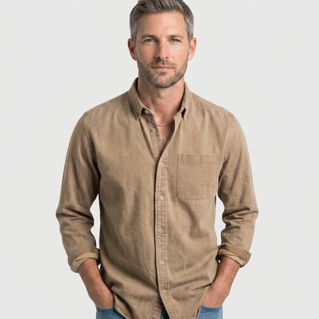 Men’s Relaxed Fit Casual Shirt
