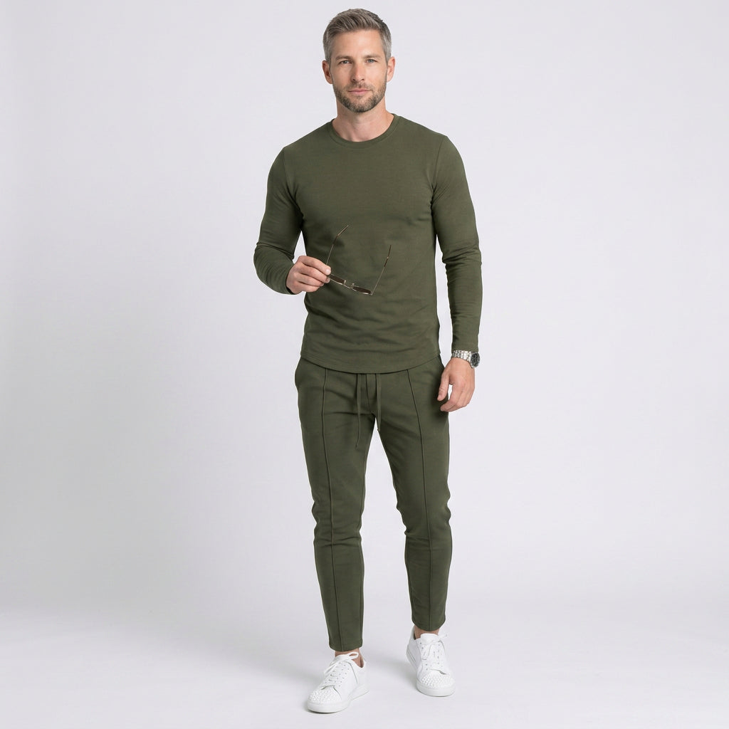 Tracksuit Set – Long Sleeve Top and Joggers Casual Style