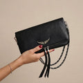 Crossbody Bag – Chain Strap Zip Detail Style