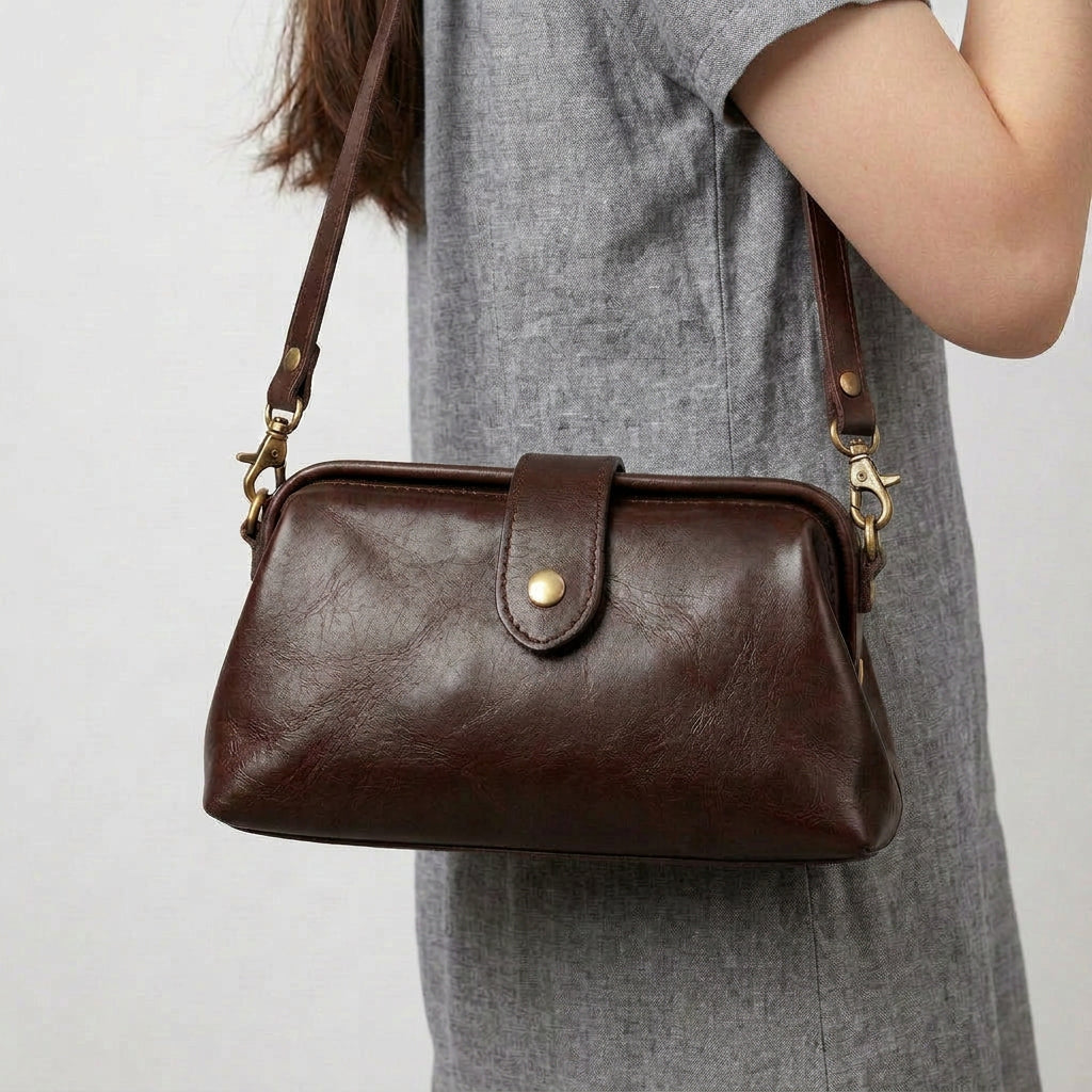 Shoulder Bag – Snap Closure Structured Style