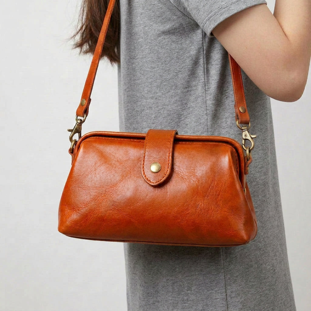 Shoulder Bag – Snap Closure Structured Style