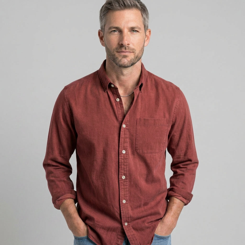 Men’s Relaxed Fit Casual Shirt