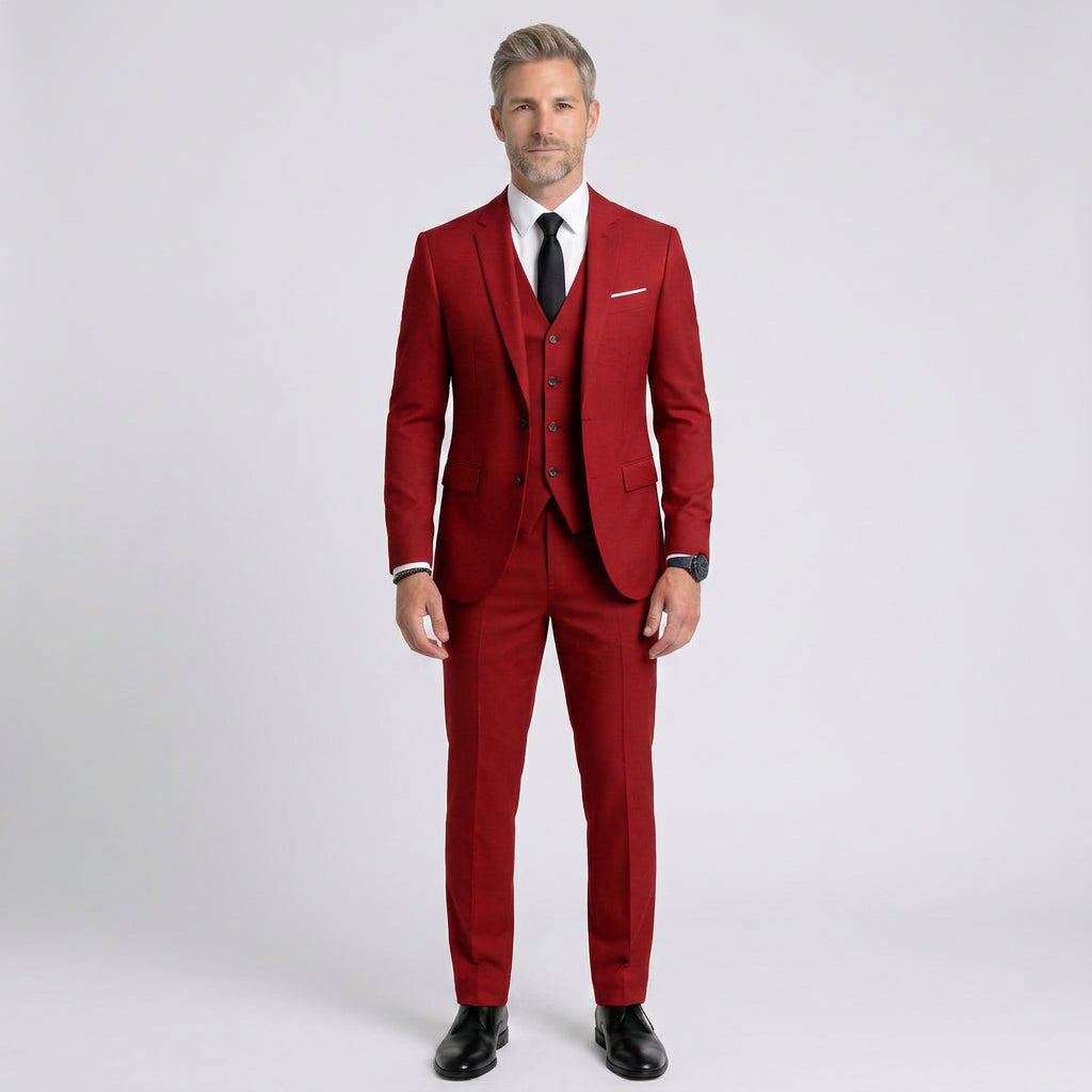 Men’s Three Piece Slim Fit Suit