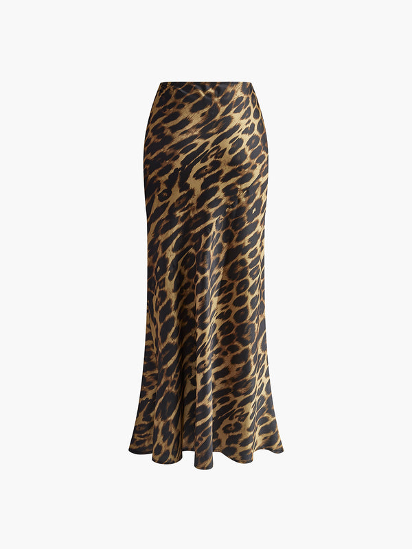 Maxi Skirt – Animal Print Slim Style