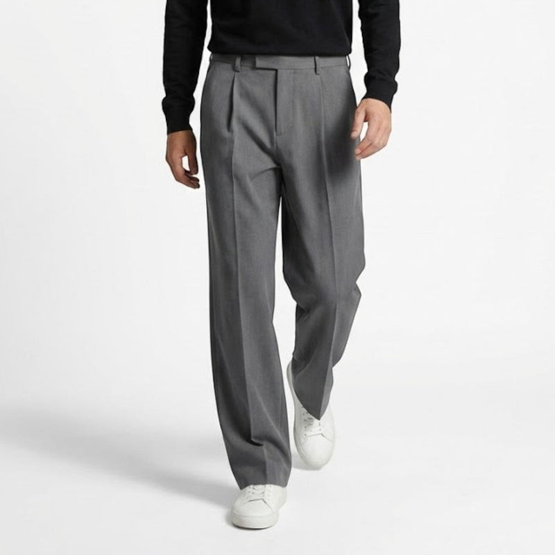 Men’s Wide Leg Tailored Trousers