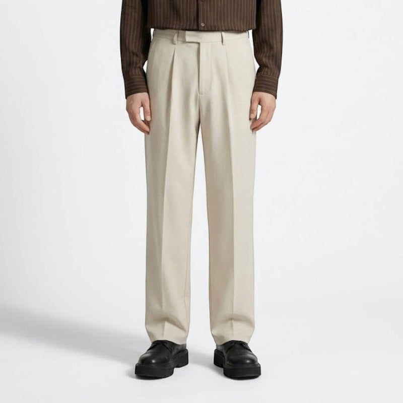 Men’s Wide Leg Tailored Trousers