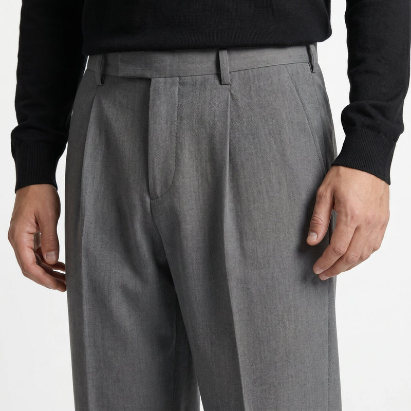 Men’s Wide Leg Tailored Trousers