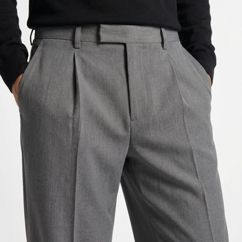 Men’s Wide Leg Tailored Trousers