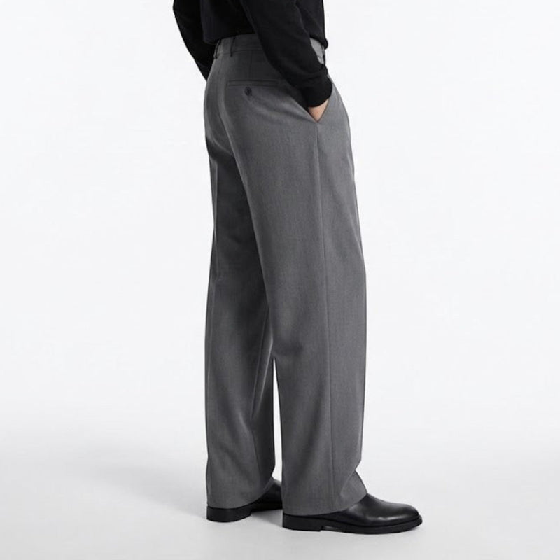 Men’s Wide Leg Tailored Trousers