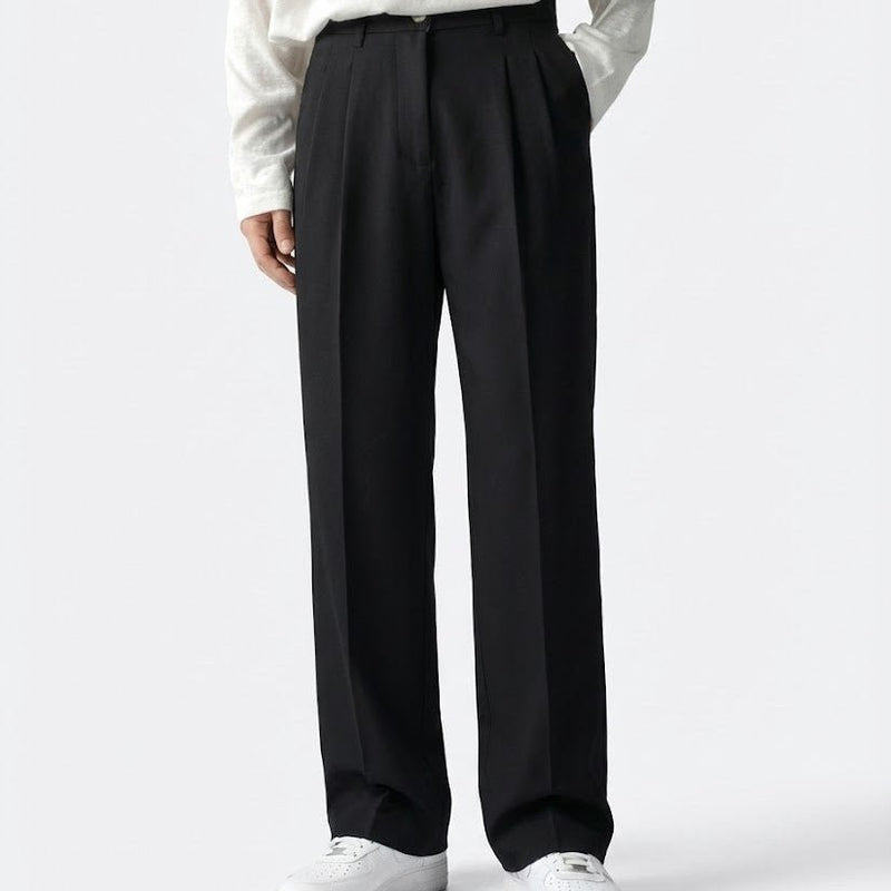 Men’s Wide Leg Tailored Trousers