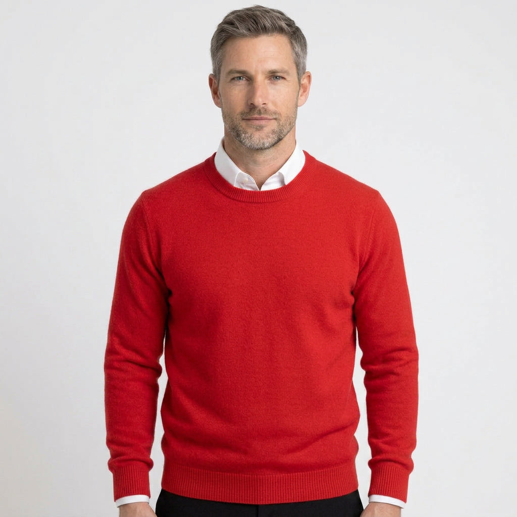 Men’s Crew Neck Knit Sweater