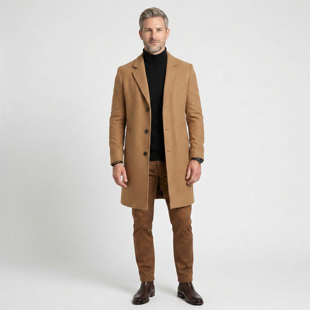 Men’s Tailored Long Coat
