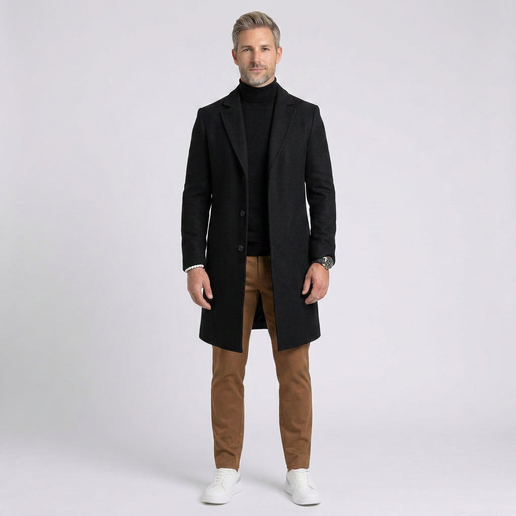 Men’s Tailored Long Coat
