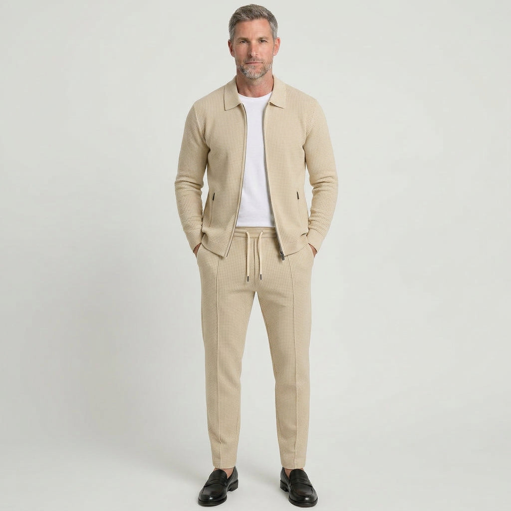 Men’s Zip Jacket Tracksuit Set