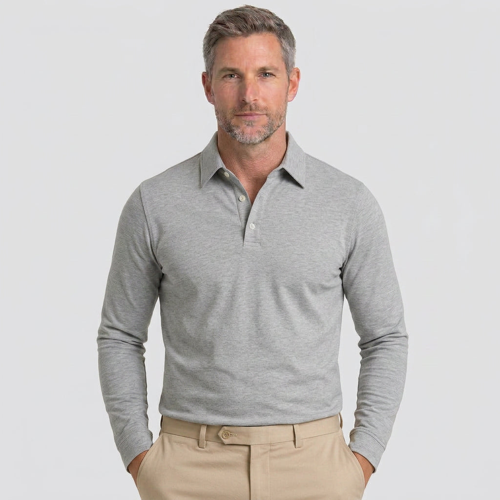 Men’s Long Sleeve Polo Shirt