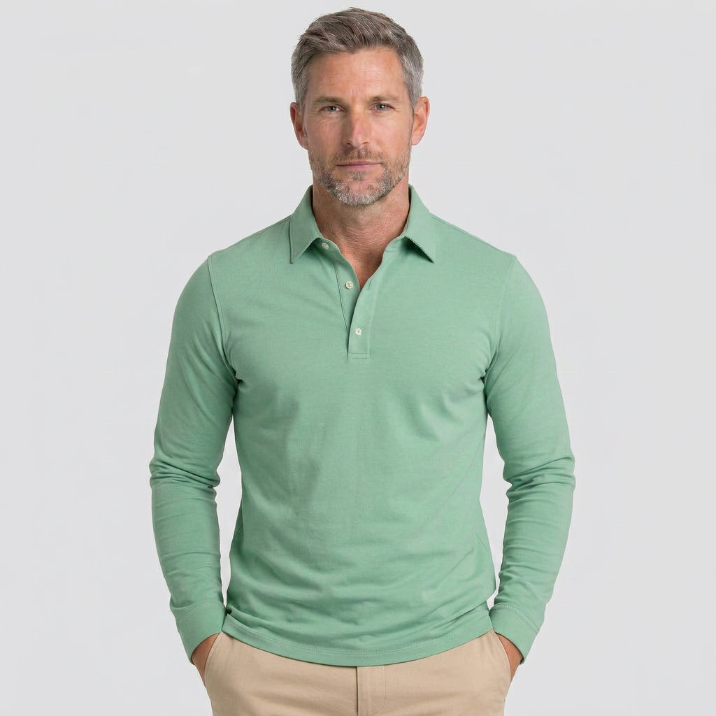 Men’s Long Sleeve Polo Shirt