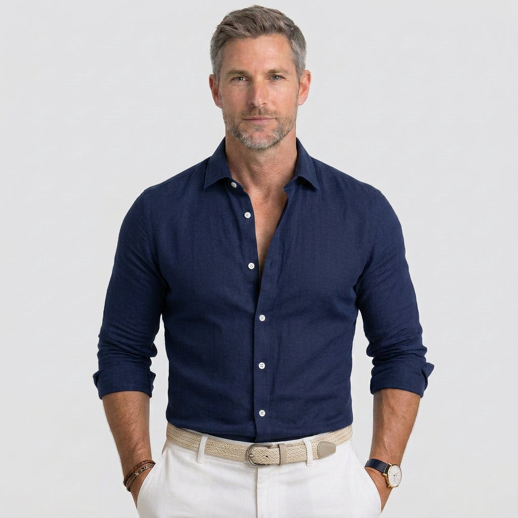 Men’s Slim Fit Button Up Shirt