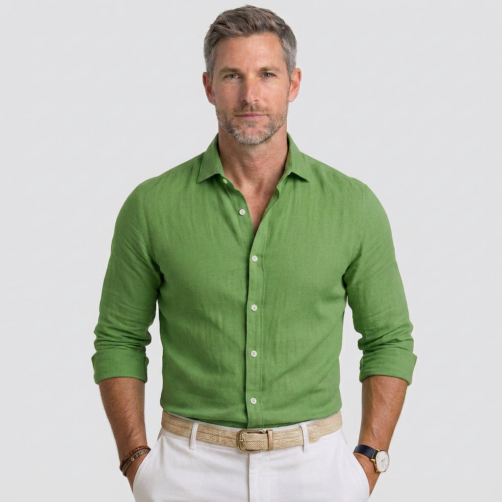 Men’s Slim Fit Button Up Shirt