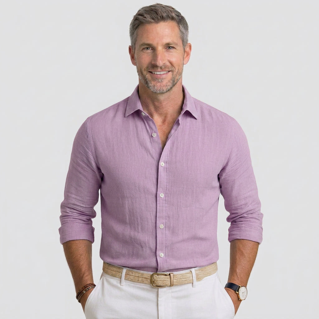 Men’s Slim Fit Button Up Shirt