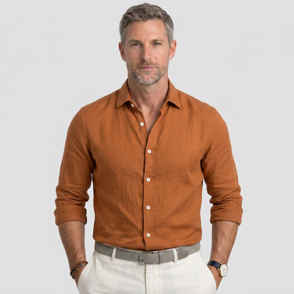 Men’s Slim Fit Button Up Shirt