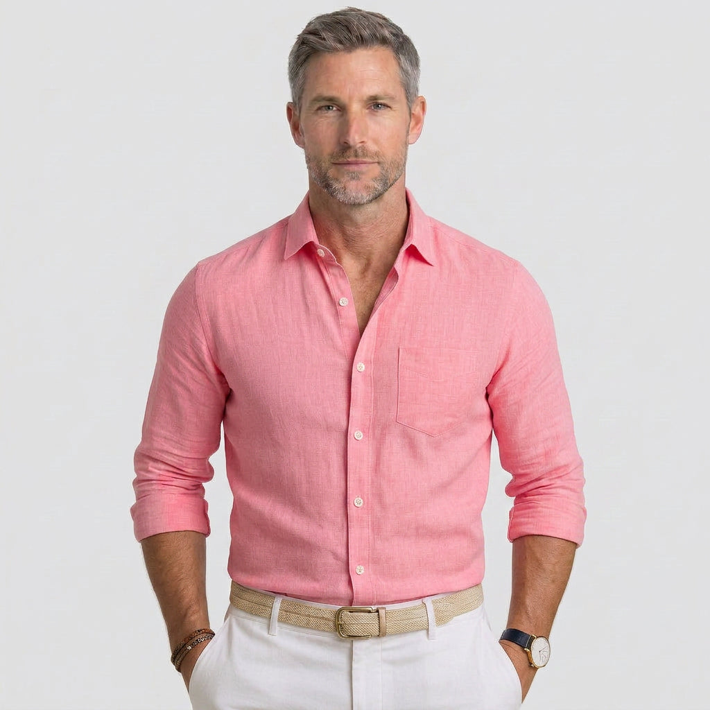 Men’s Slim Fit Button Up Shirt