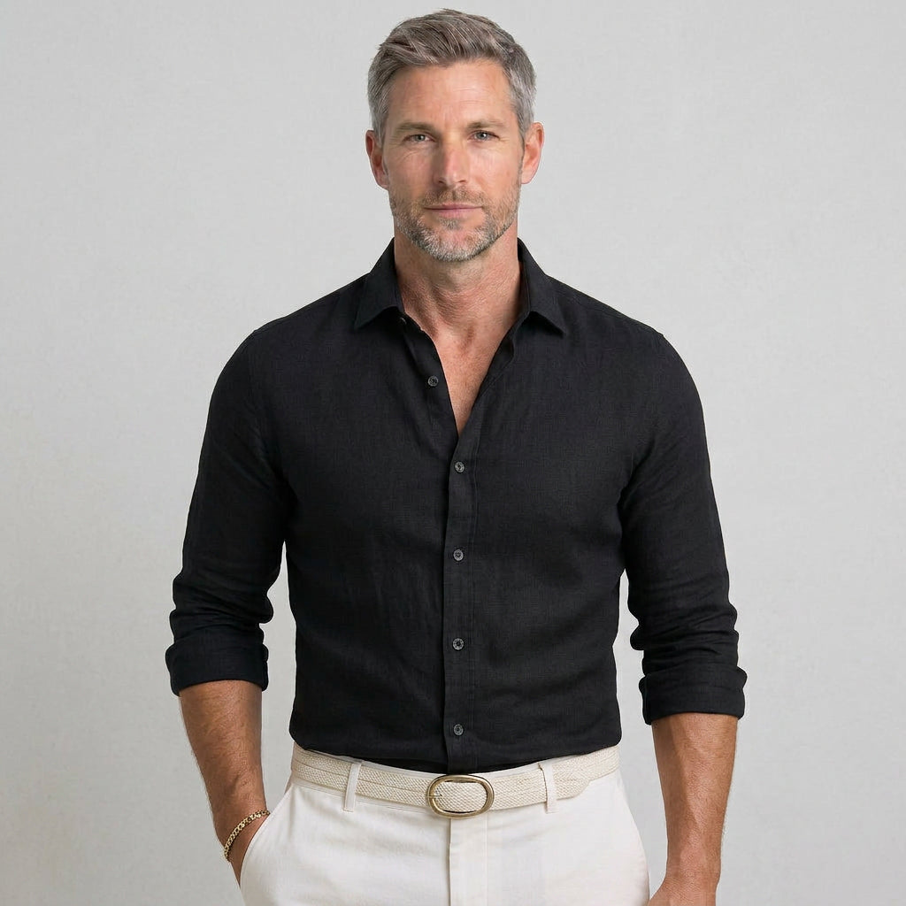 Men’s Slim Fit Button Up Shirt