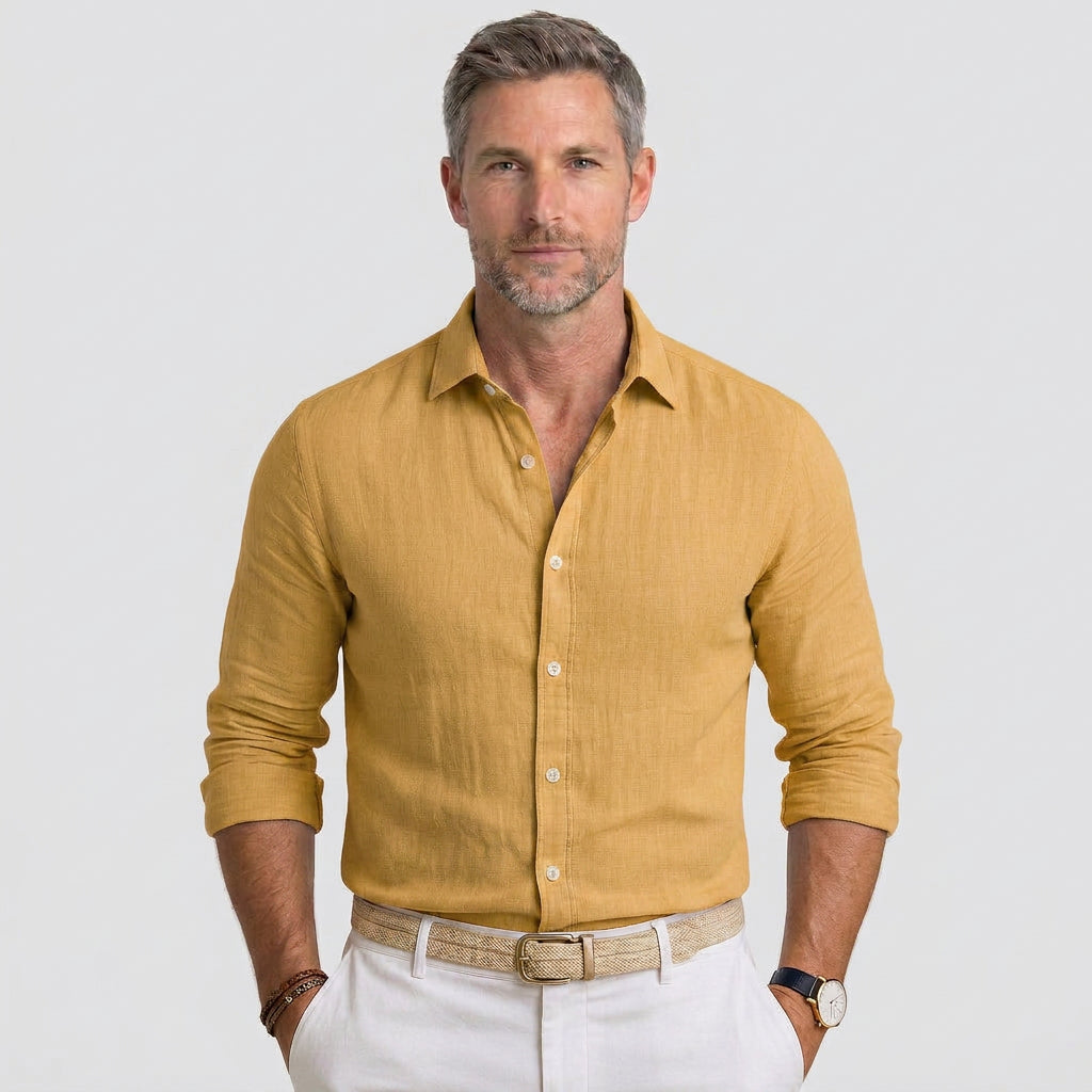 Men’s Slim Fit Button Up Shirt