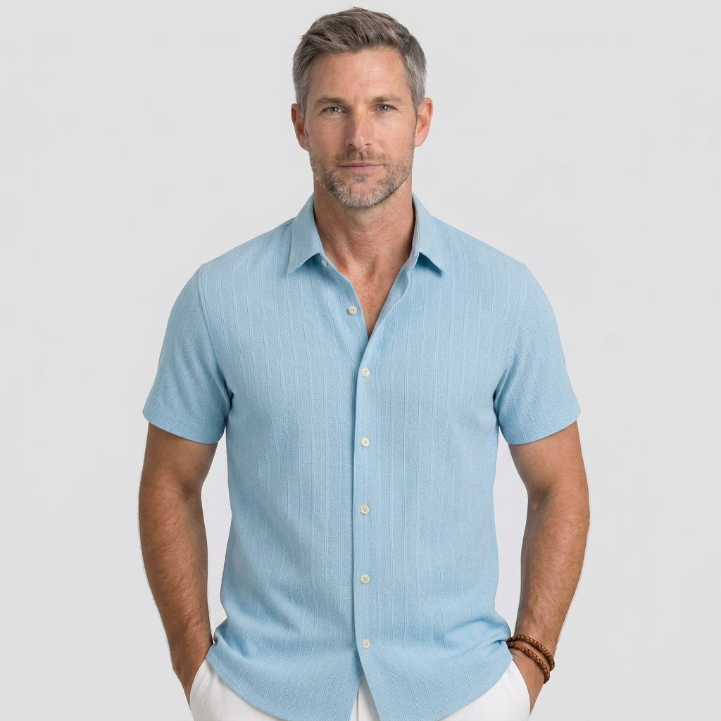 Men’s Short Sleeve Knit Shirt