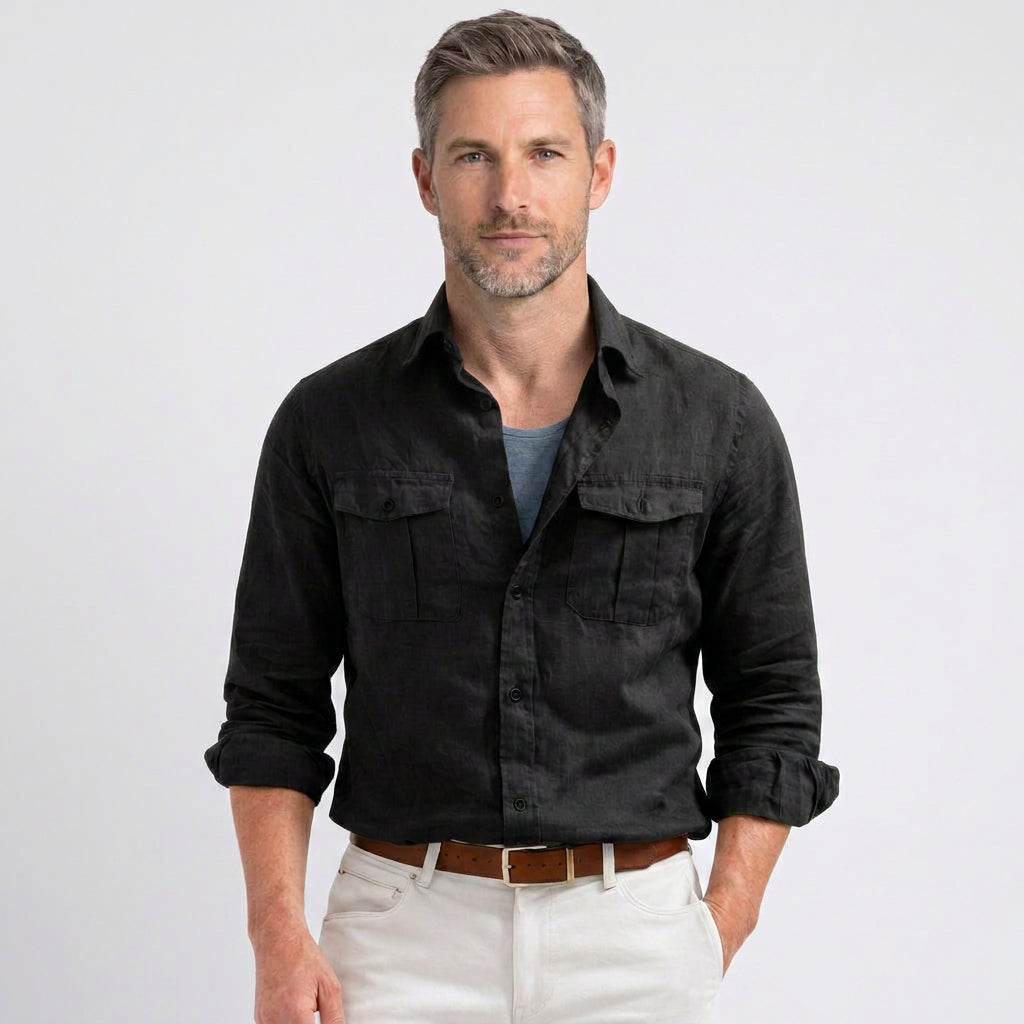 Men’s Utility Button Up Shirt