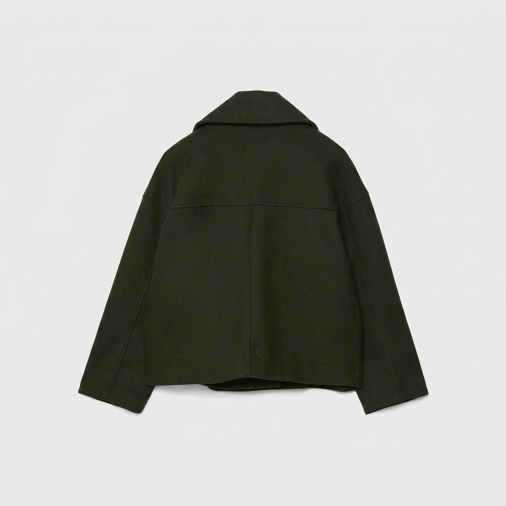Jacket – Double Breasted Cropped Coat Style