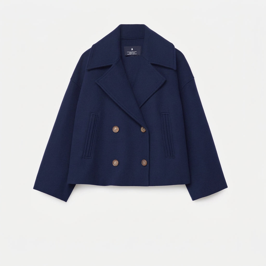 Jacket – Double Breasted Cropped Coat Style