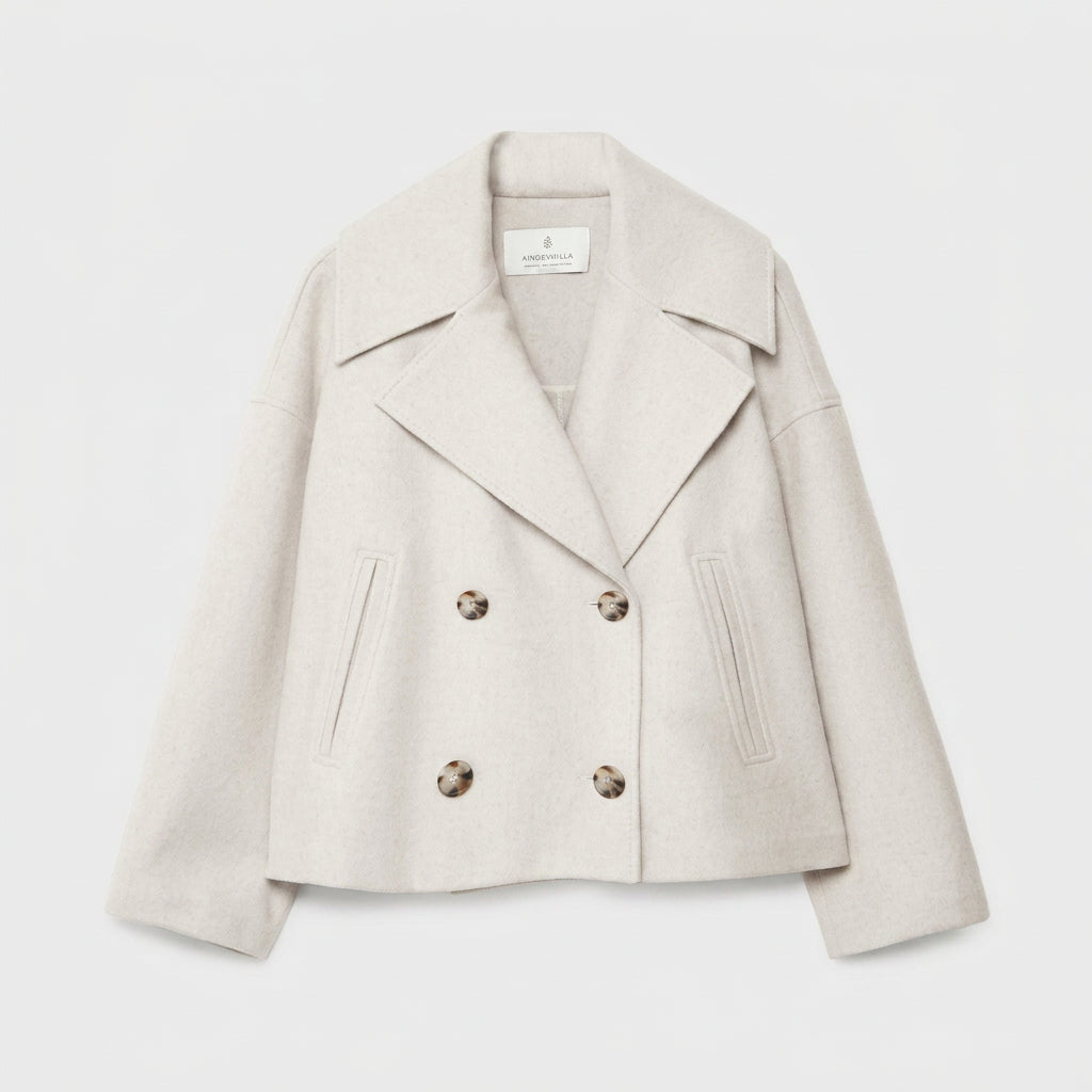 Jacket – Double Breasted Cropped Coat Style
