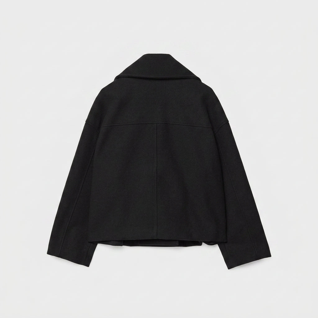 Jacket – Double Breasted Cropped Coat Style
