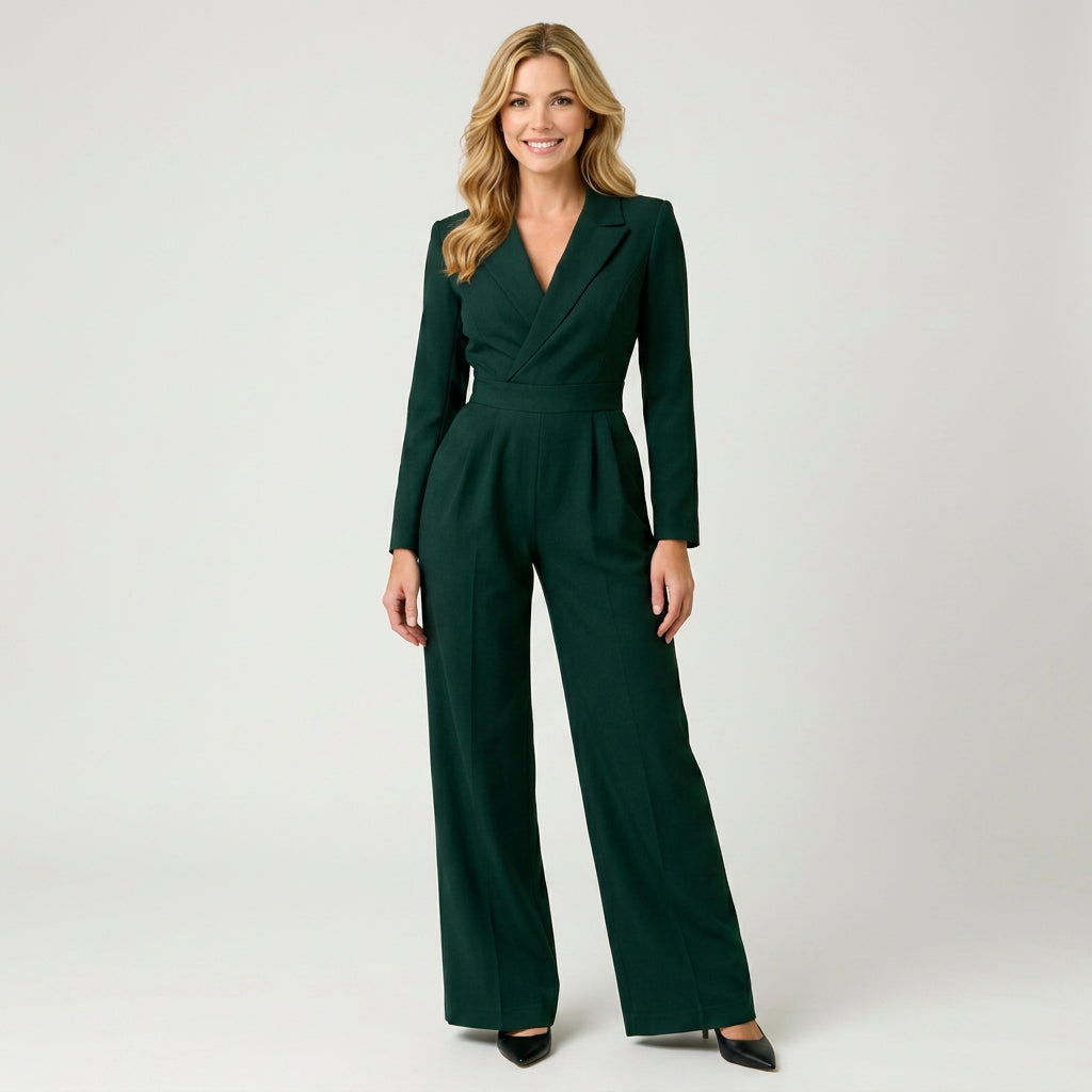 Jumpsuit – Tailored Wide Leg Blazer Style