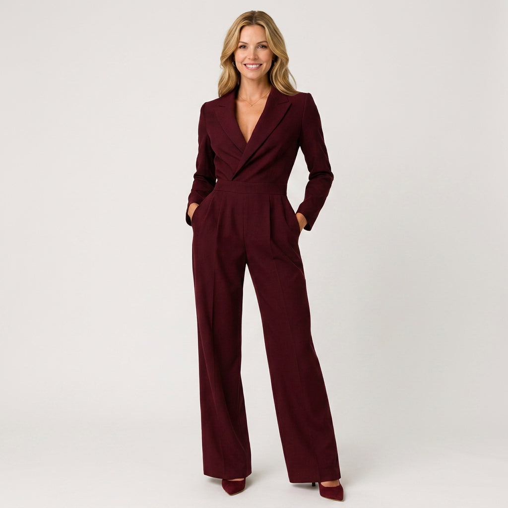 Jumpsuit – Tailored Wide Leg Blazer Style