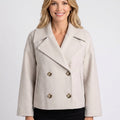 Jacket – Double Breasted Cropped Coat Style