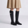 Knee High Boots – Buckle Strap Classic Style