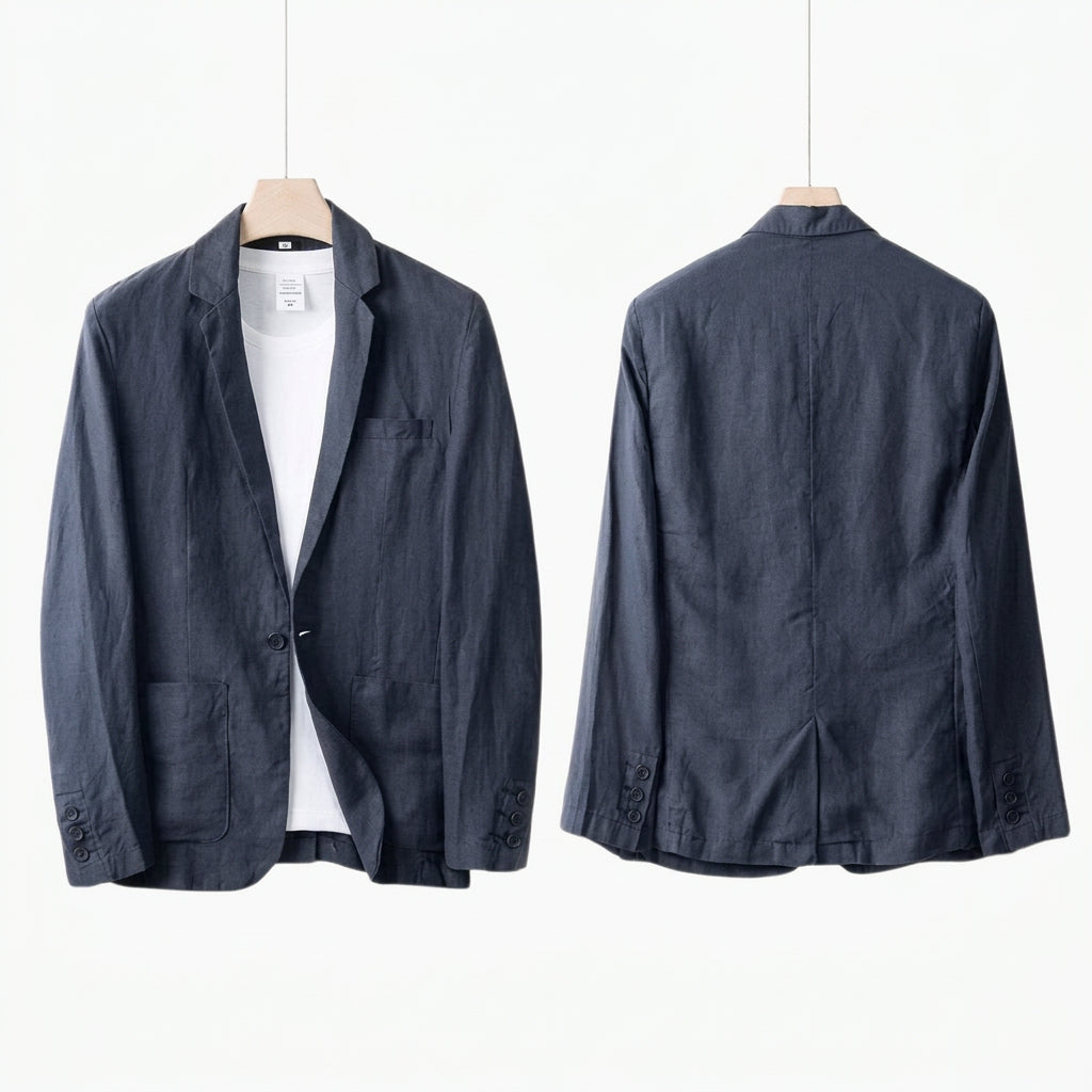 Men’s Linen Look Suit Set