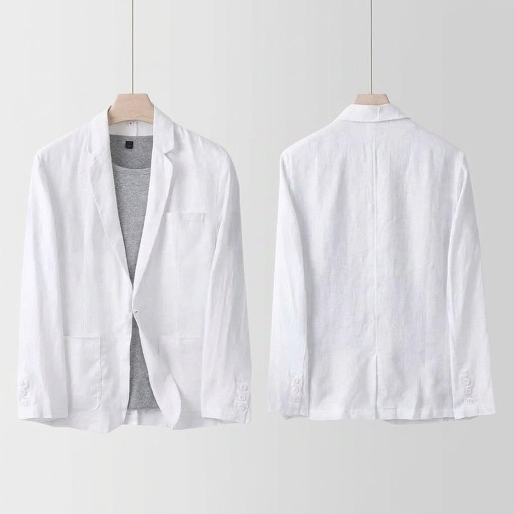 Men’s Linen Look Suit Set