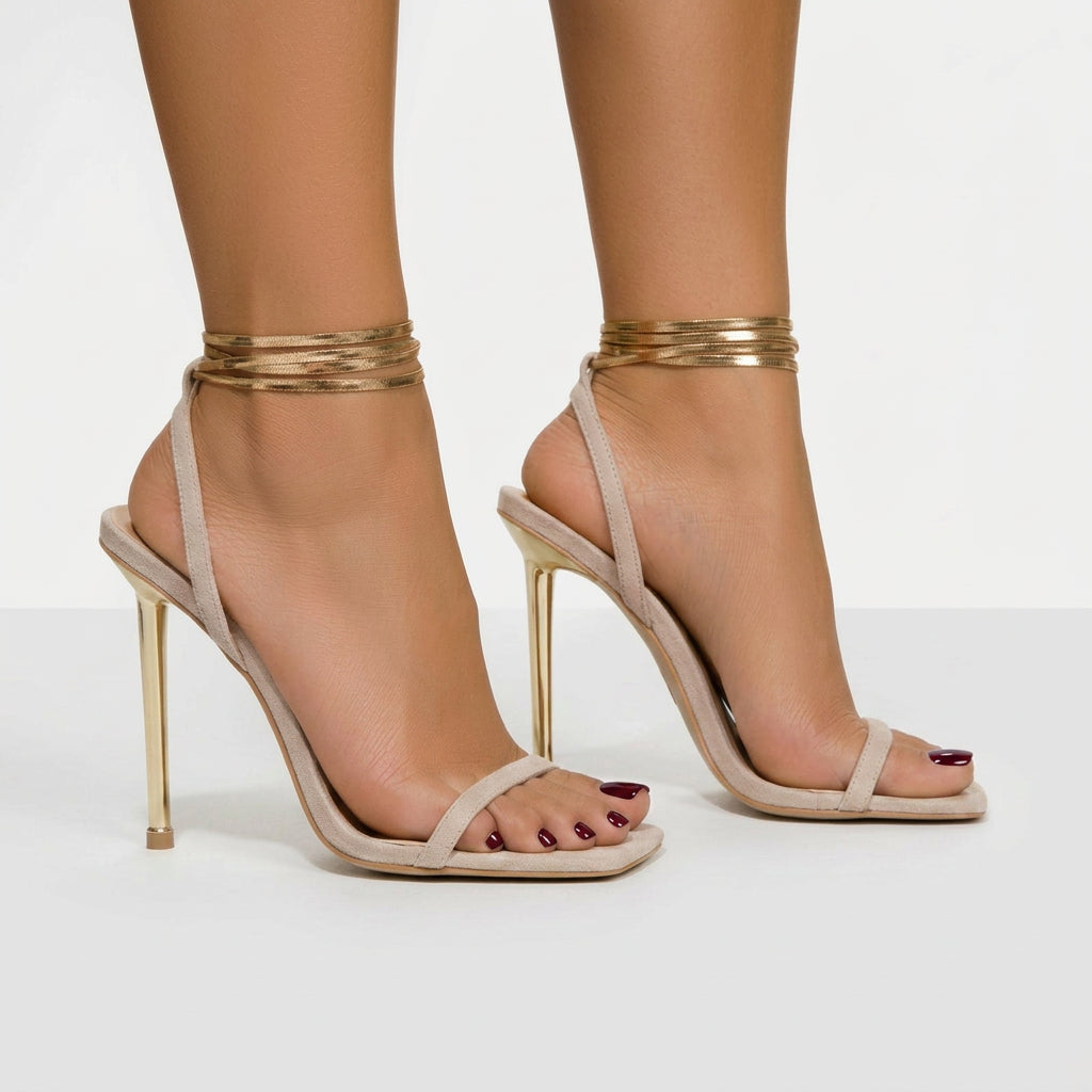 Heels – Strappy Ankle Wrap Stiletto Style