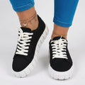 Lace Up Trainers – Chunky Sole Casual Style
