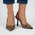 Slingback Heels – Pointed Toe Stiletto Style