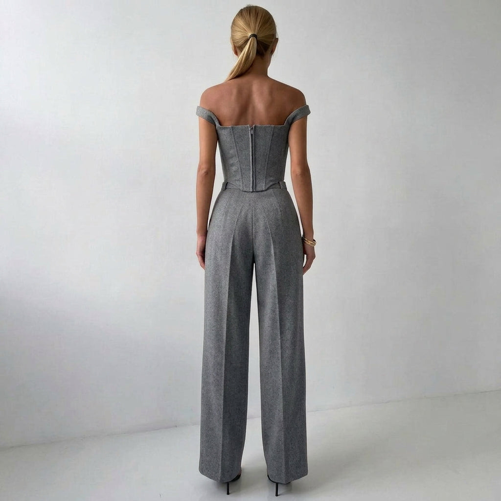 Suit Set – Tailored Blazer Corset Trouser Style