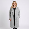 Coat – Longline Double Breasted Relaxed Style