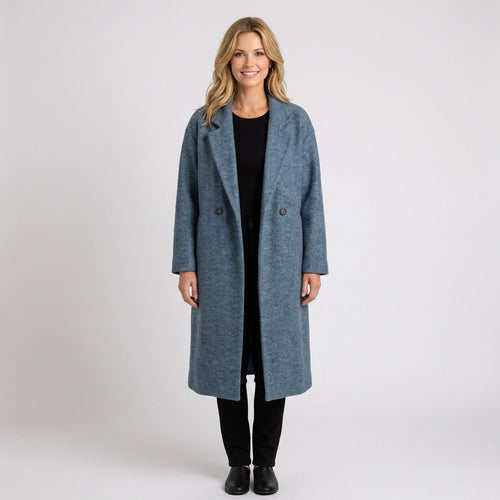 Coat – Longline Double Breasted Relaxed Style