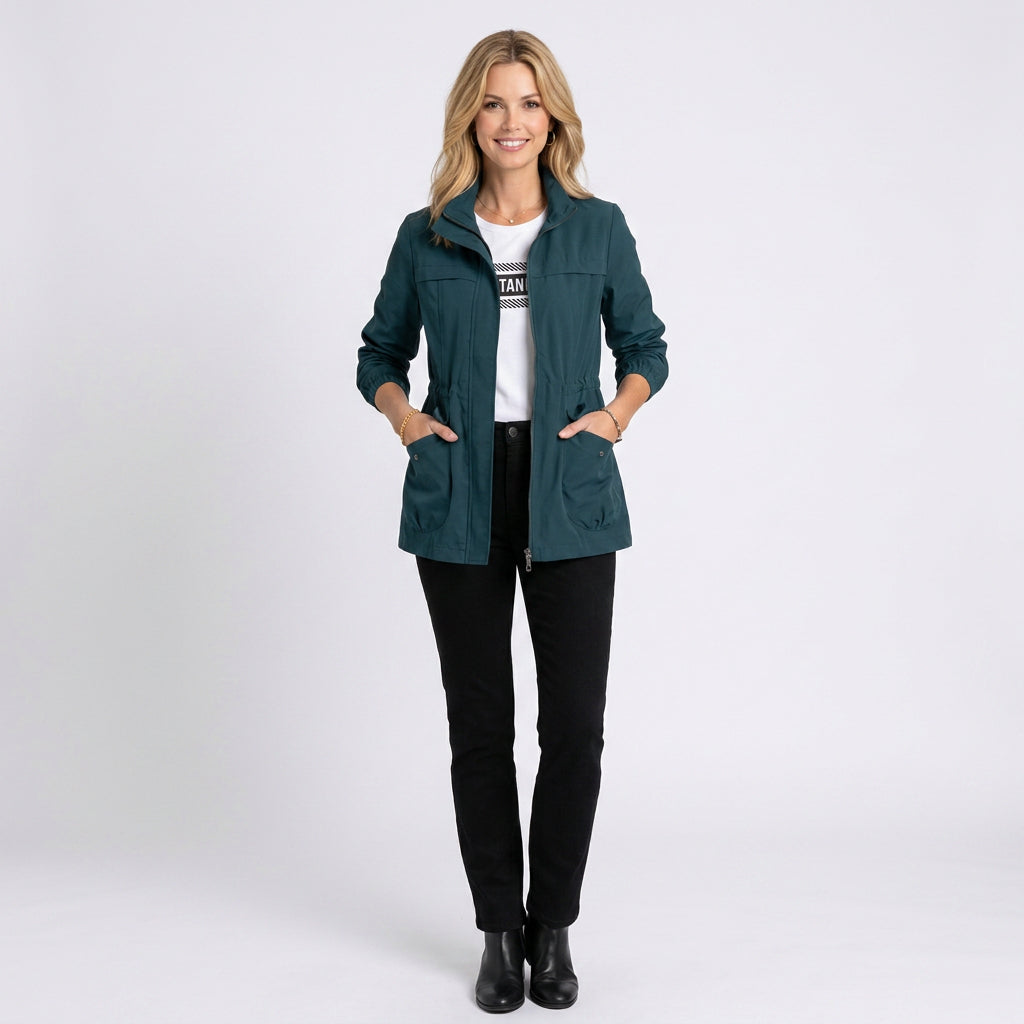 Jacket – Utility Drawstring Everyday Style