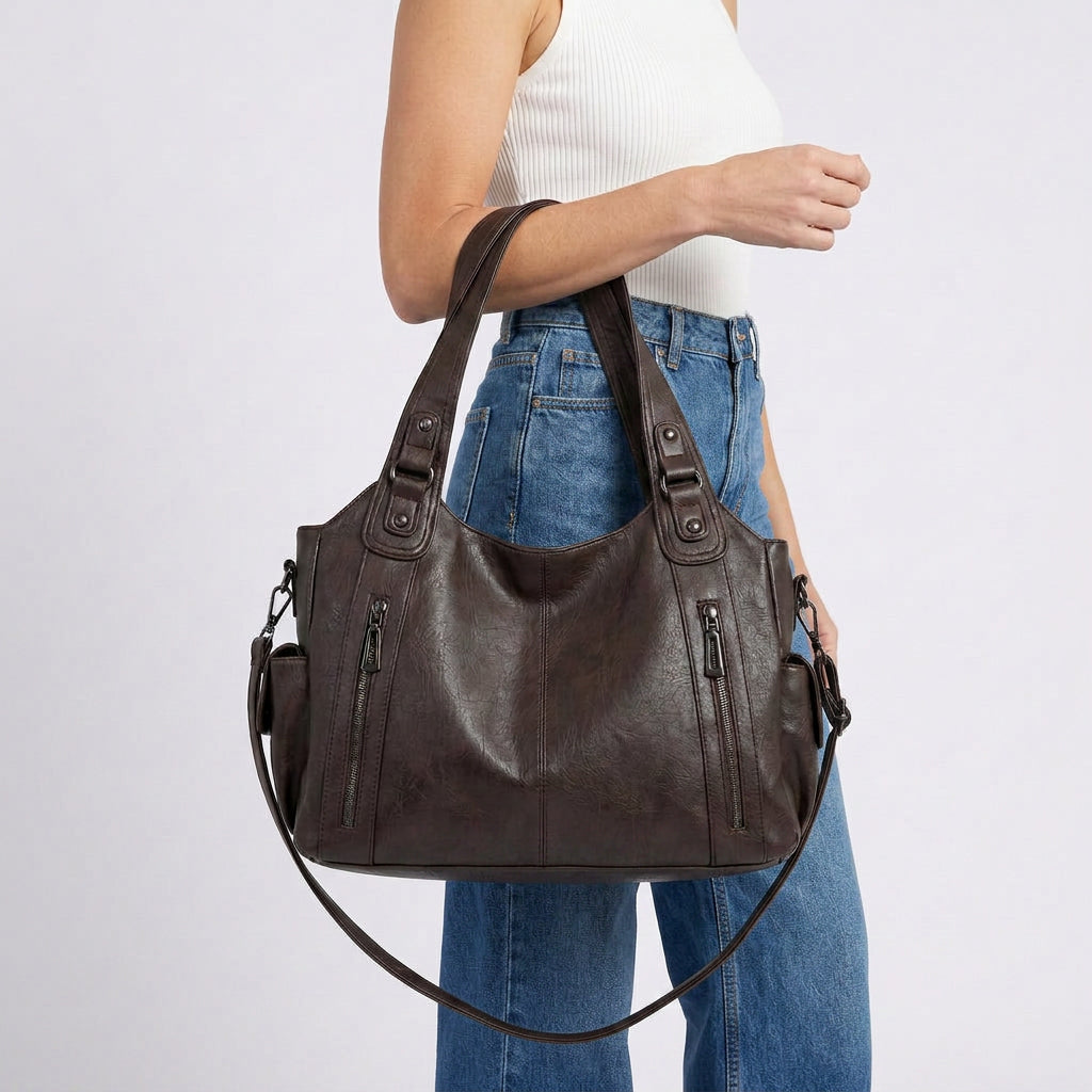 Shoulder Bag – Zip Detail Tote Style