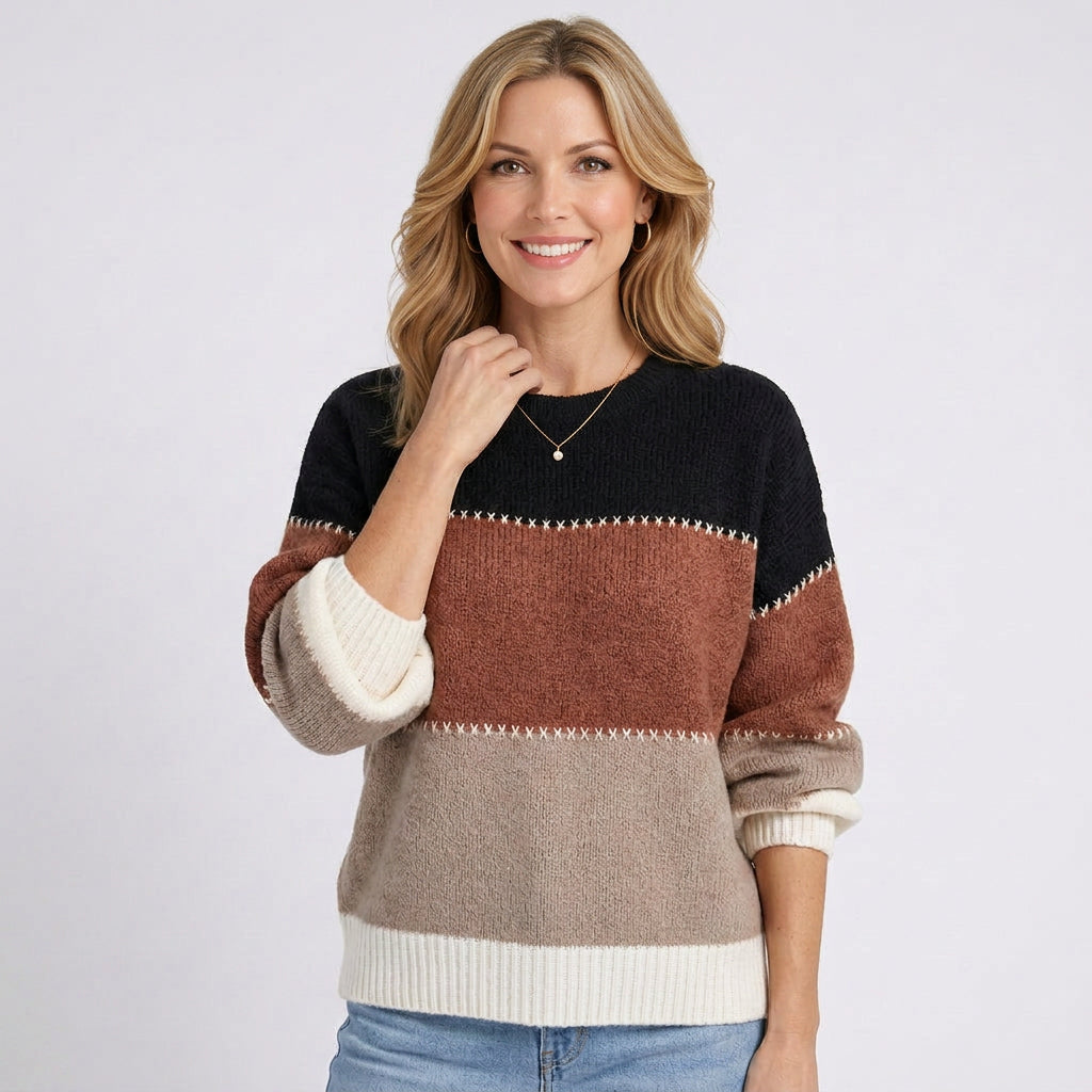 Knit Sweater – Crew Neck Soft Touch Jumper