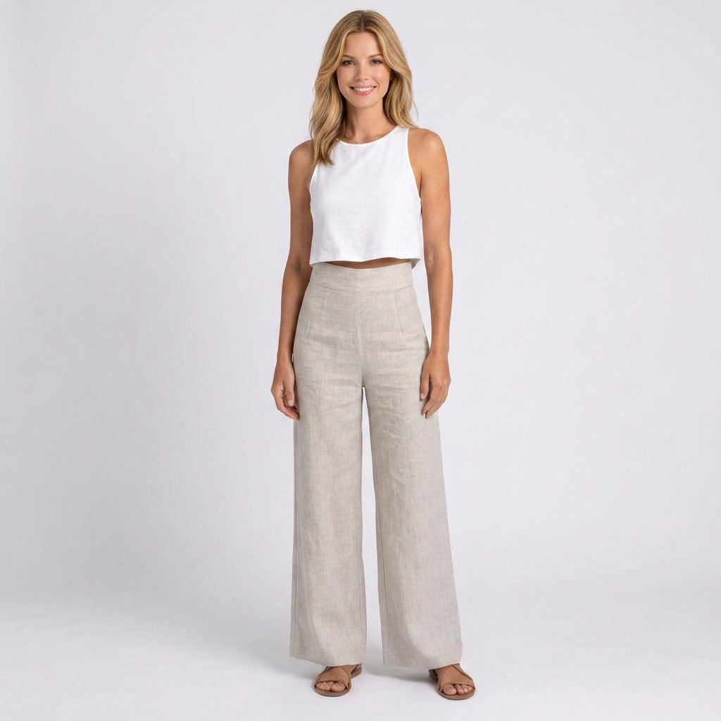 Trousers – High Waist Wide Leg Relaxed Style