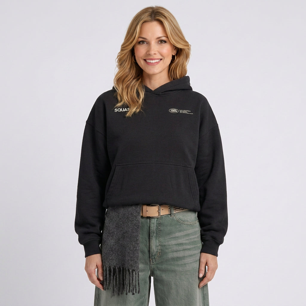 Oversized Hoodie – Cotton Blend Pullover Casual Sweatshirt